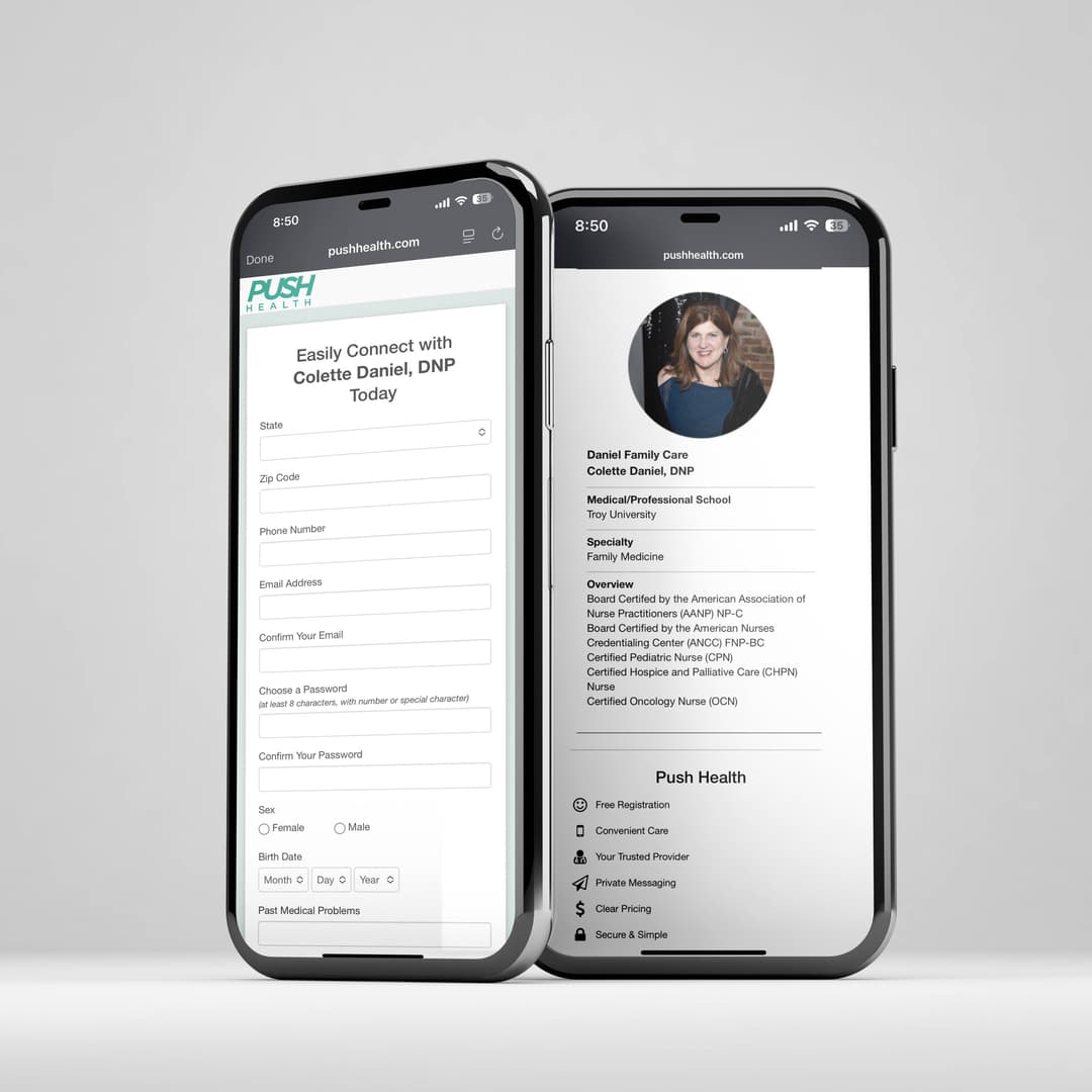 Pharmacist placing medication into a delivery bag